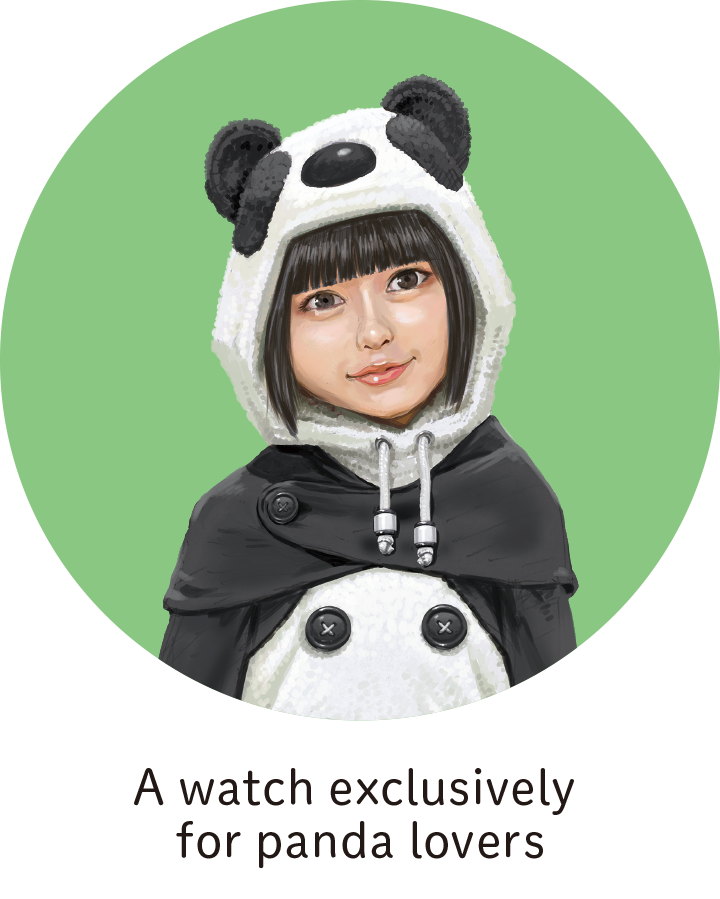 A watch exclusively for panda lovers