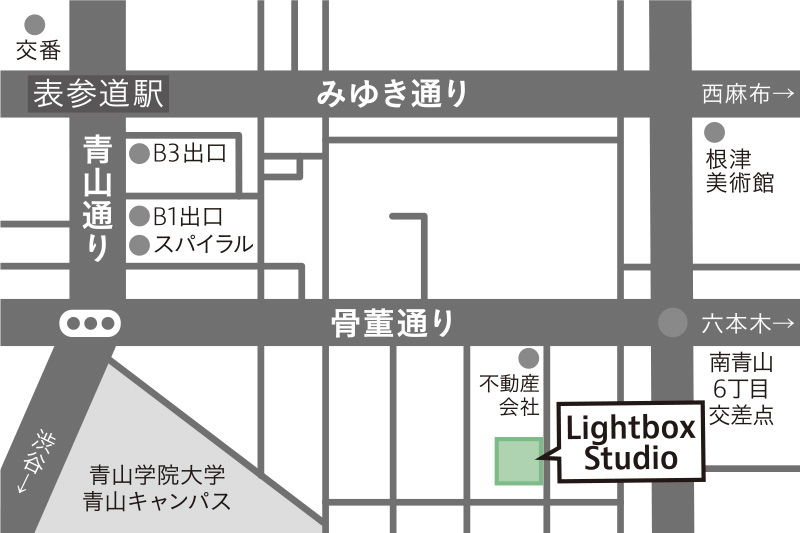 LIGHT BOX STUDIO Map